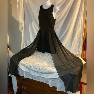 Accidentally in Love black mini dress with sheers size 5